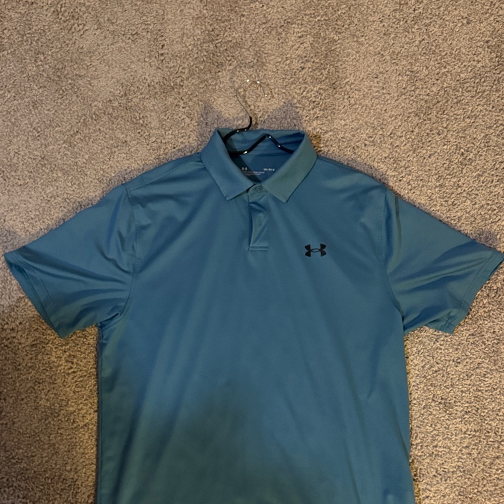 Under Armour Men's Teal Polo Shirt